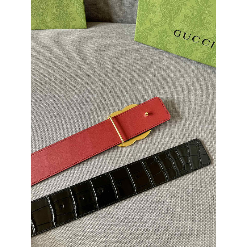 g*u*i double g gold Di*m*nd leather belt