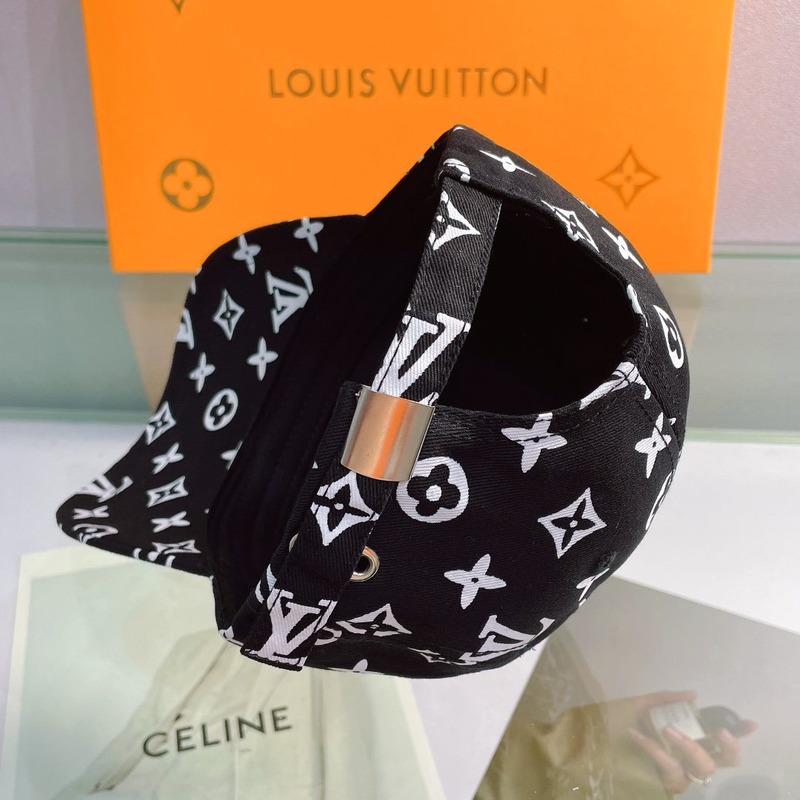 l**is V*t*n embroidered logo hat black