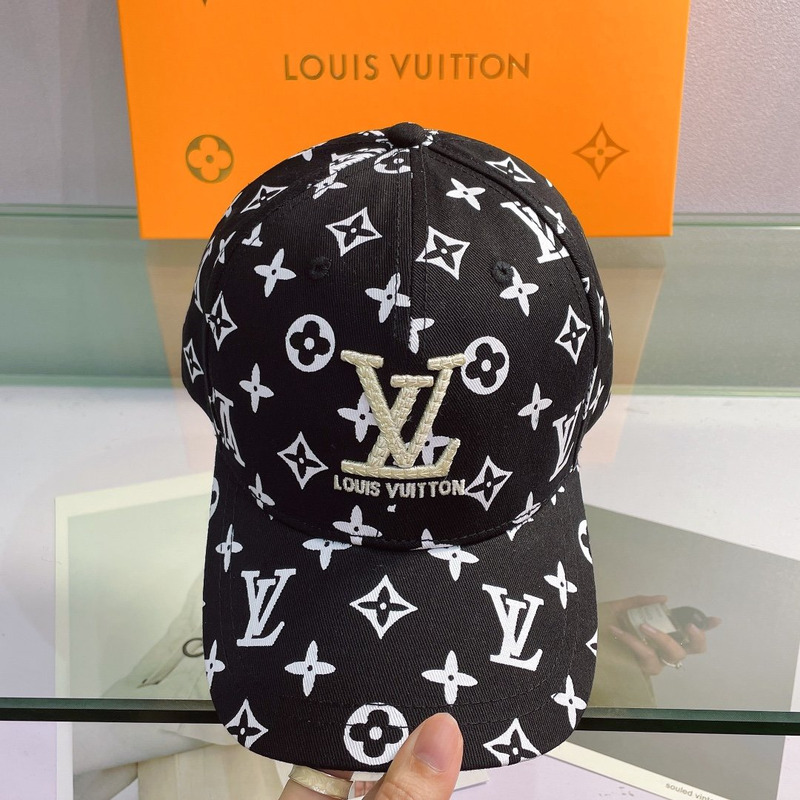 l**is V*t*n embroidered logo hat black