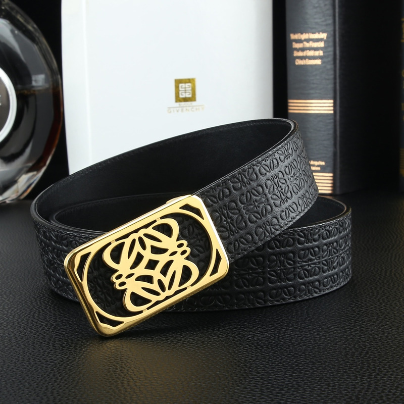Givenchy Metal Frame Lock Belt Black
