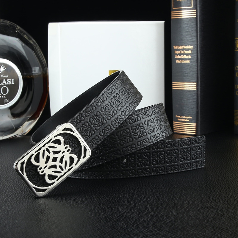 Givenchy Metal Frame Lock Belt Black