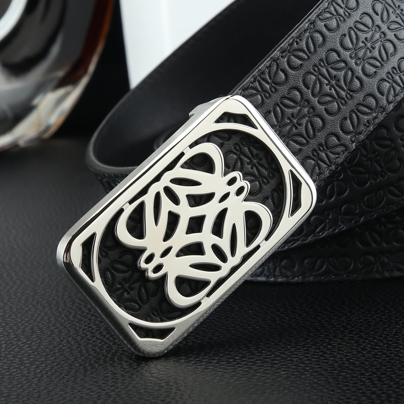 Givenchy Metal Frame Lock Belt Black