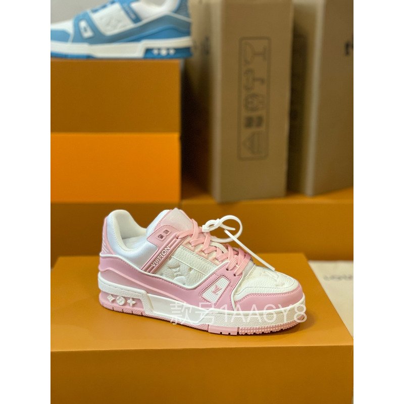 l**is V*t*n trainer sneaker low white pink