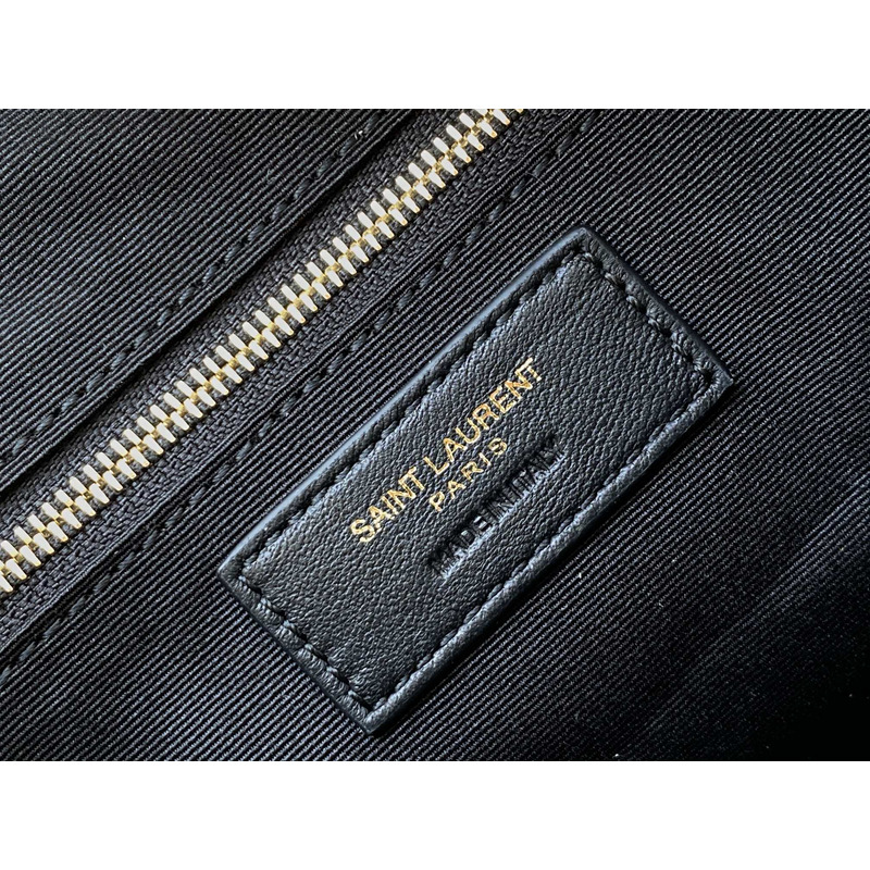 Saint Laurent Saint Laurent Le Maillon Small Chain Bag In Quilted Uilted Sheepskin Vintage White