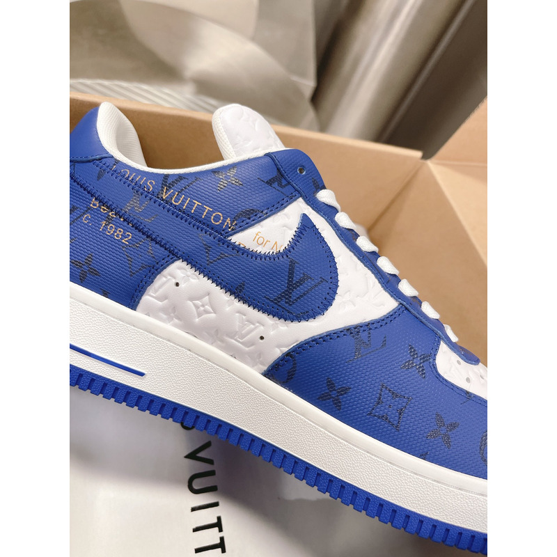 l**is V*t*n x nike air force 1 navy blue