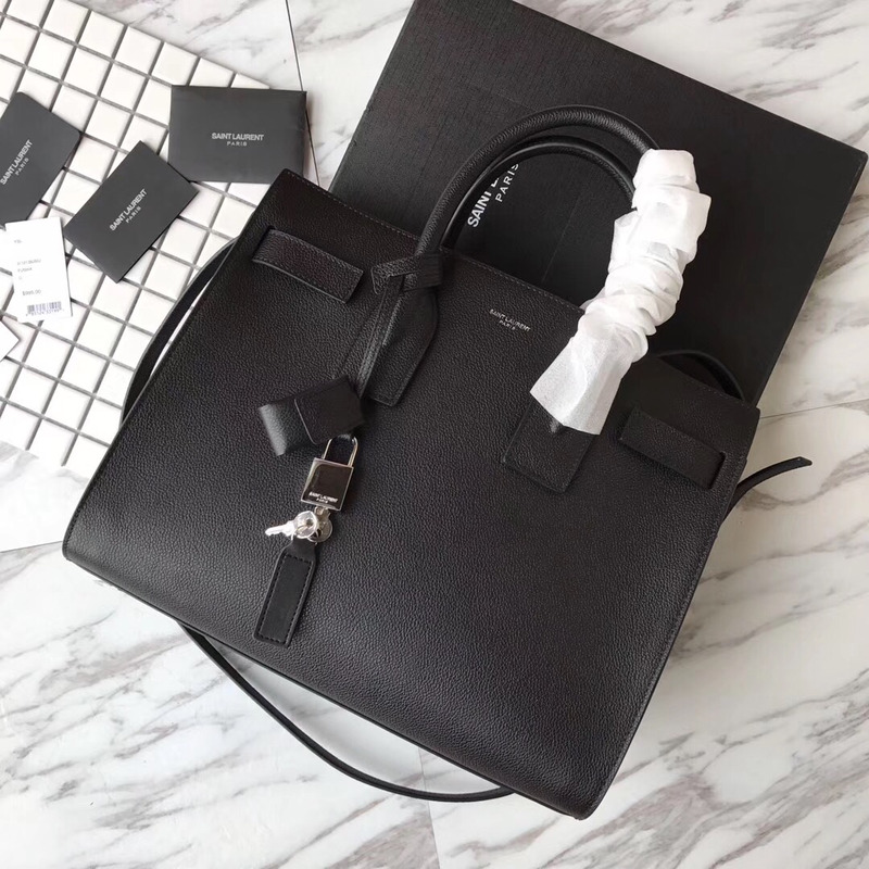 saint laurent new sac de jour Di*m*nd organ bag collection tote bag black