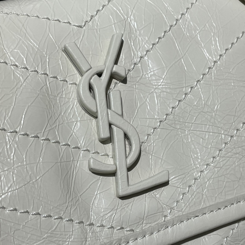 Saint Laurent Niki Baby Chain Bag White