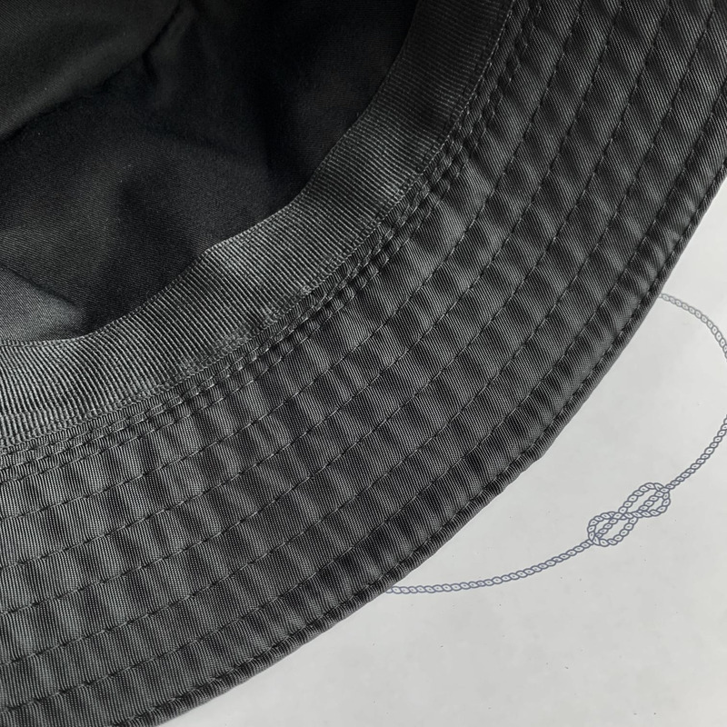 Pra*a re-nylon bucket hat black