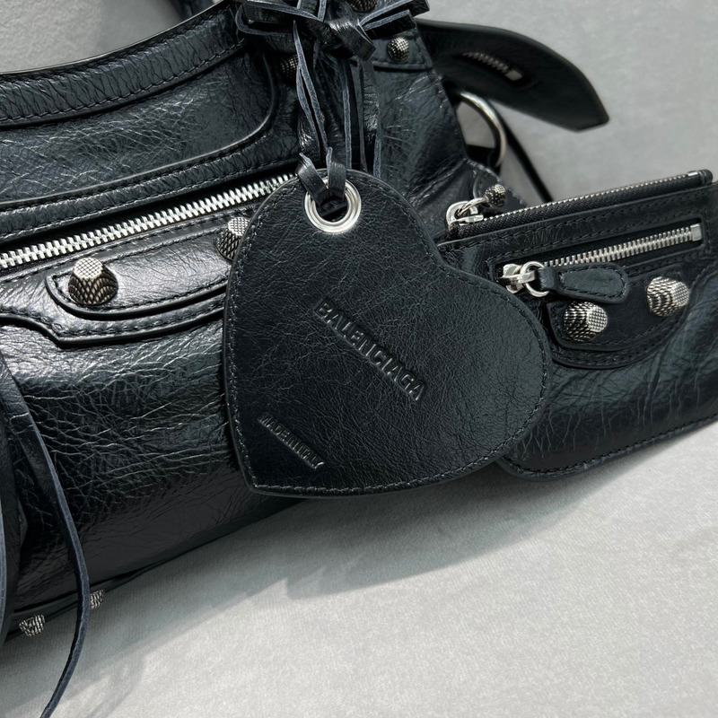 Ba*len*cia*ga neo cagole city shoulder bag black