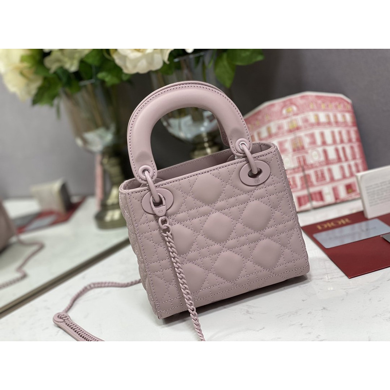 D*or mini lady D*or bag antique pink