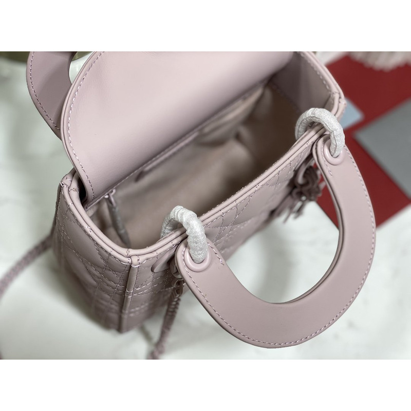 D*or mini lady D*or bag antique pink