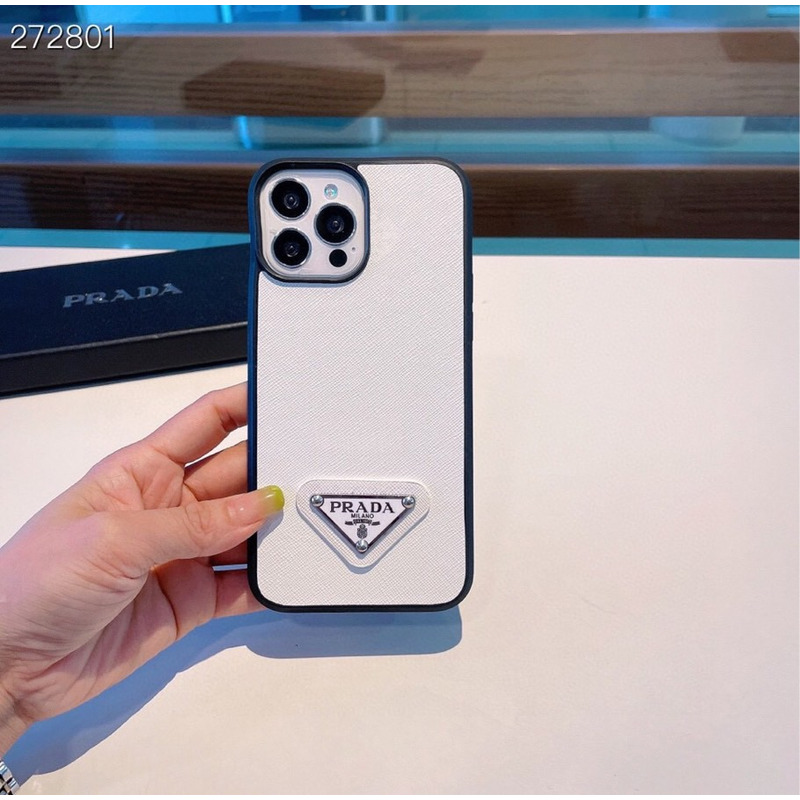 Pra*a logo iphone case white