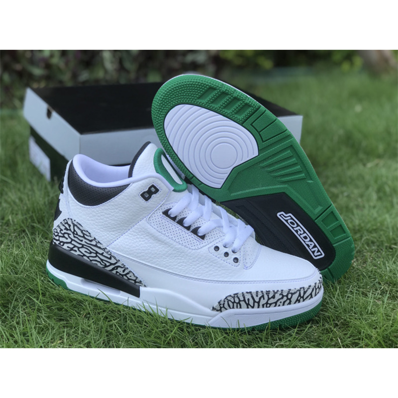 Jordan 3 Retro Oregon Ducks Pit Crew White and Green
