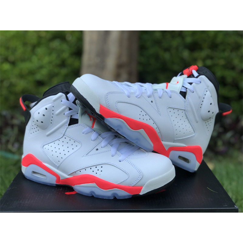 Air Jordan 6 Retro Sneakers White Infrared
