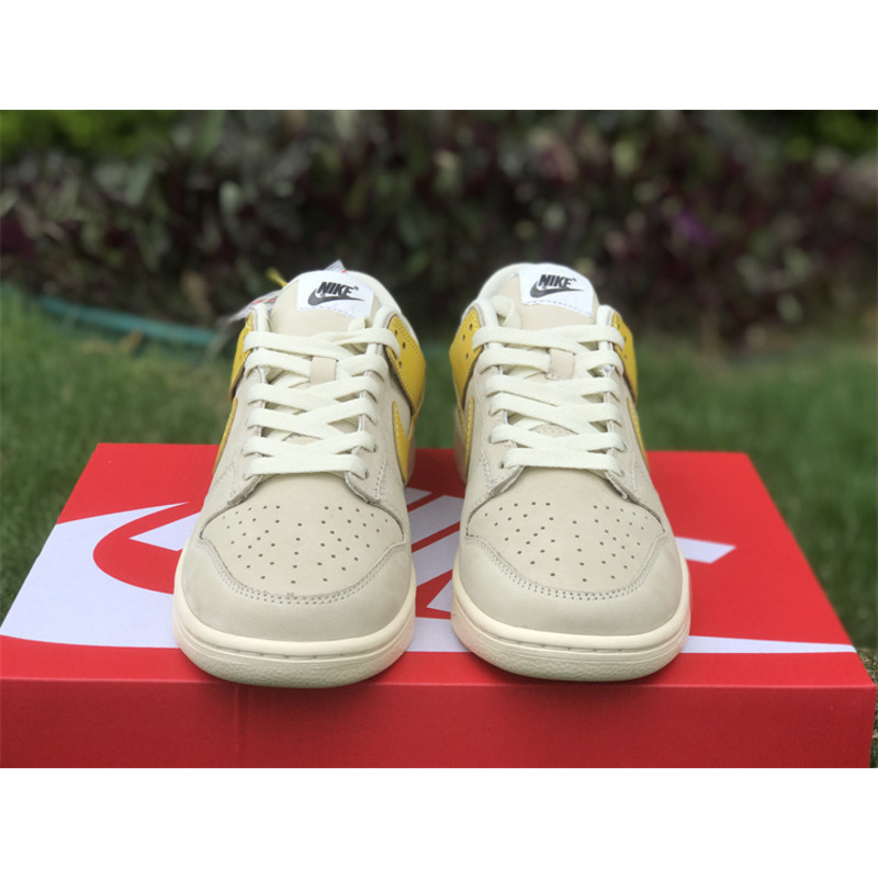 Nike Nike WMNS Dunk Low LX "Banana" Sneakers Coconut Milk / Vivid Sulfur