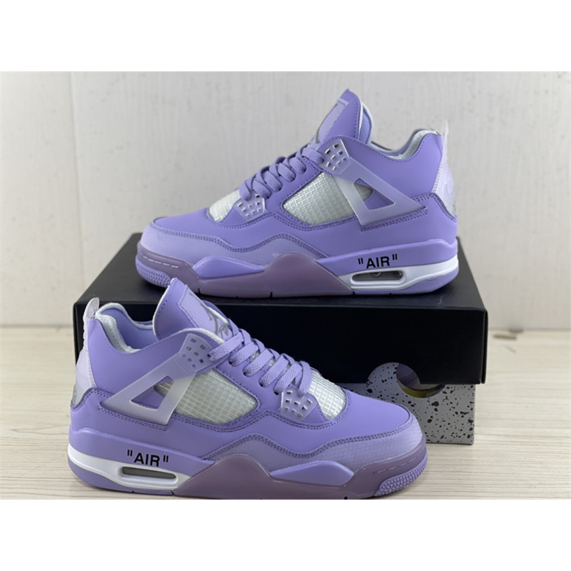 Off-White x Jordan 4 “Purple”