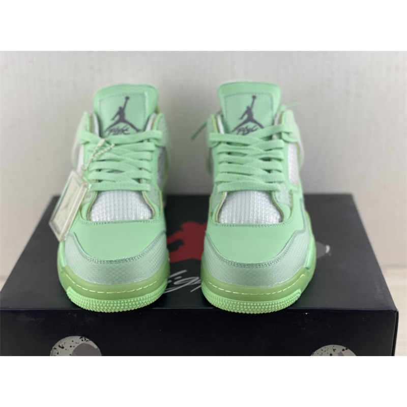 Jordan 4 Retro Sail Sneakers Green