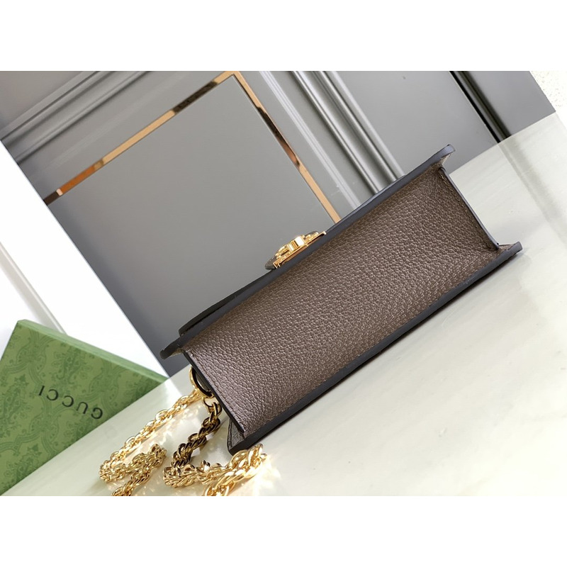 G*u*i ophidia gg shoulder bag brown