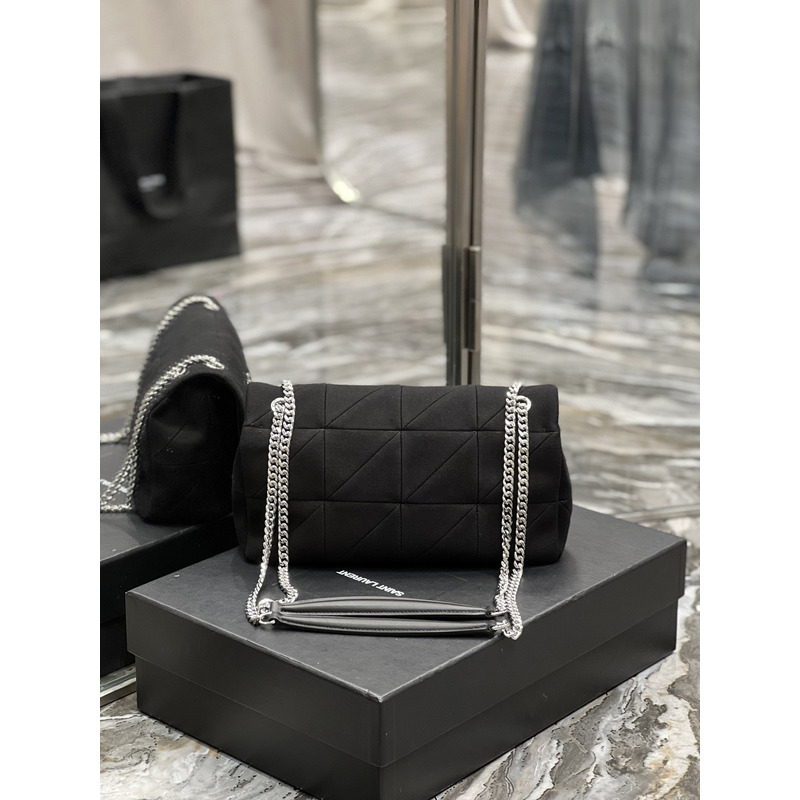 SAINT LAURENT Sunset Leather Crossbody Bag