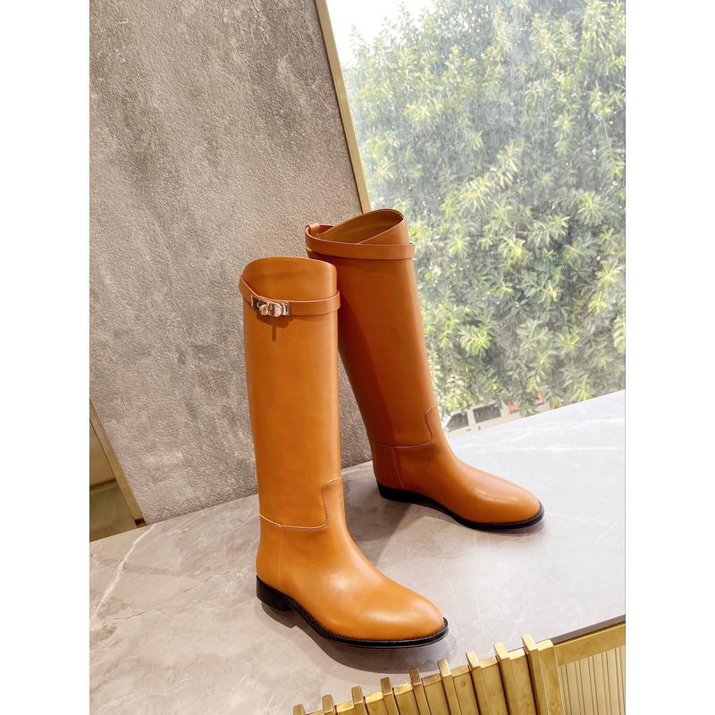 H**mes faustine boots naturel
