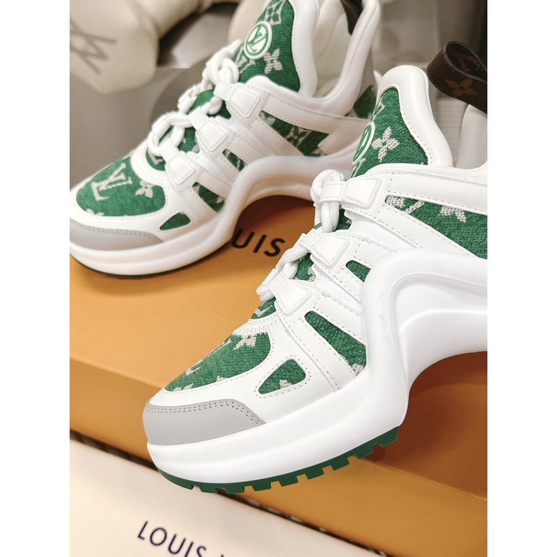 l**is V*t*n lv archlight trainers green monogram