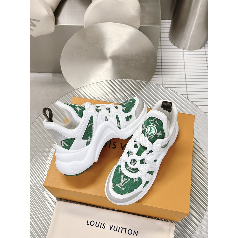 l**is V*t*n lv archlight trainers green monogram