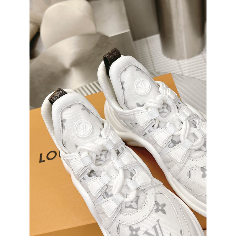 l**is V*t*n lv archlight trainers white monogram