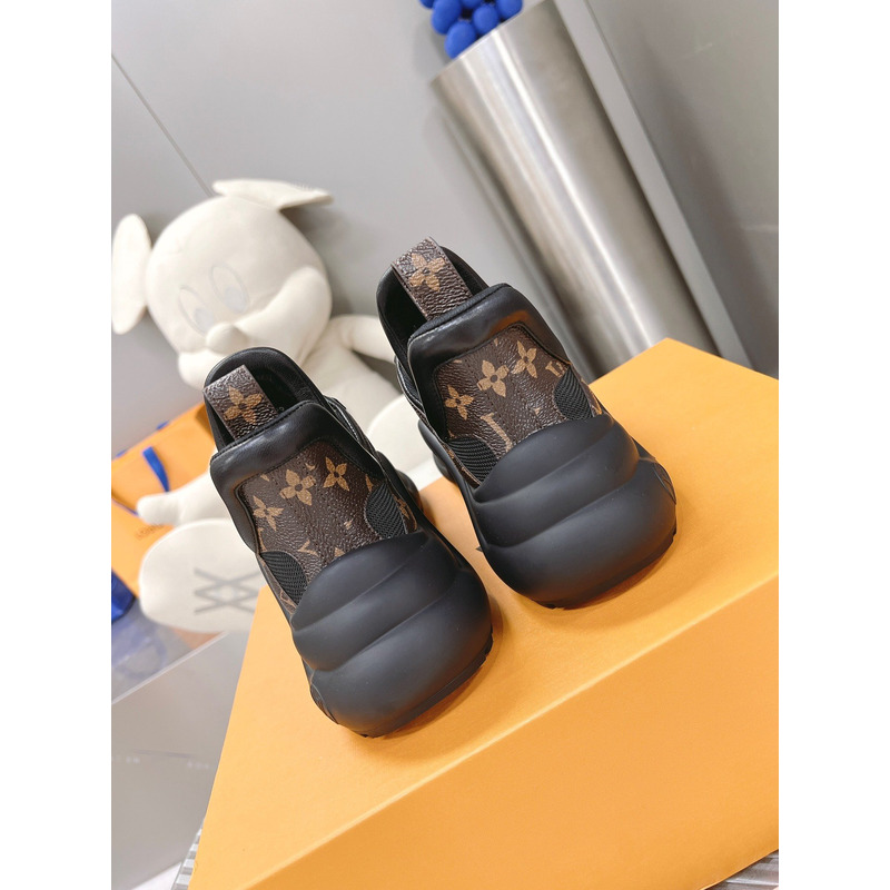 l**is V*t*n lv archlight trainers black monogram
