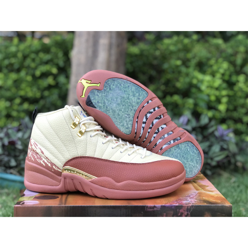 Jordan Eastside Golf x Air Jordan 12 in White&Red