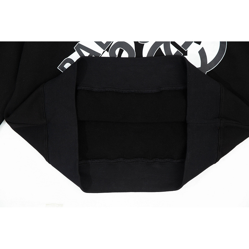 Ba*len*cia*ga x g*u*i logo printing hoodie black
