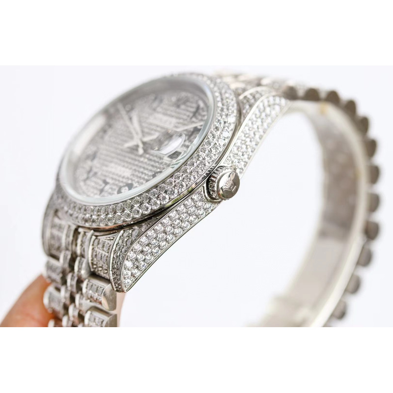 rolex Di*m*nd datejust watch m126300