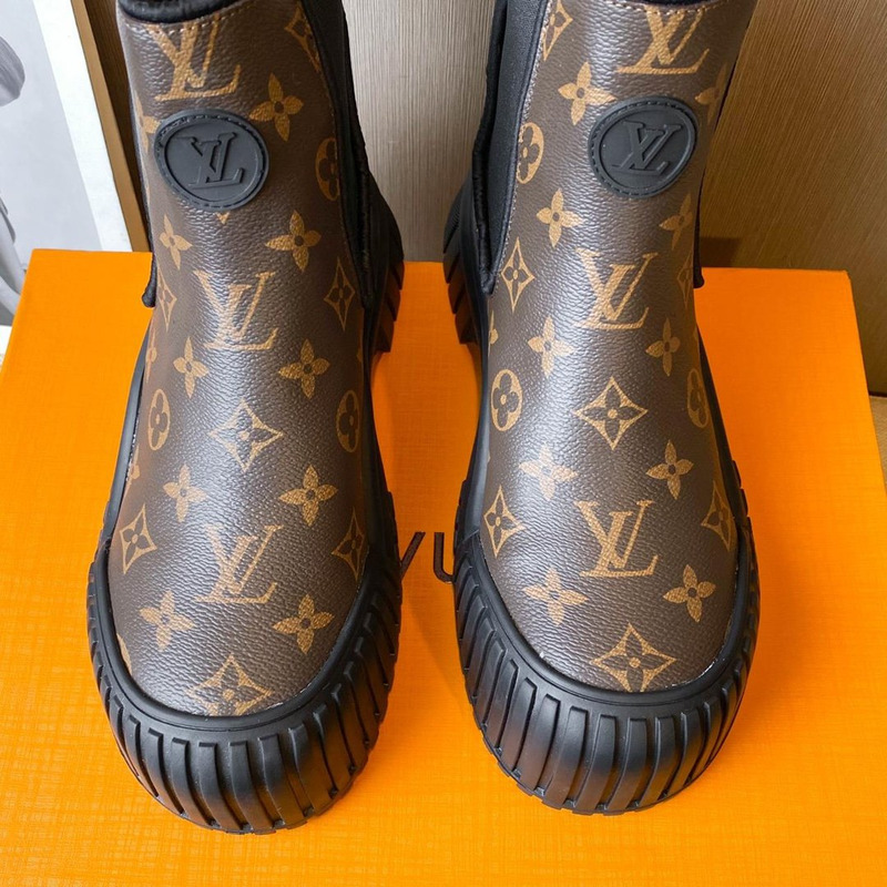 l**is V*t*n ruby monogram ankle boots