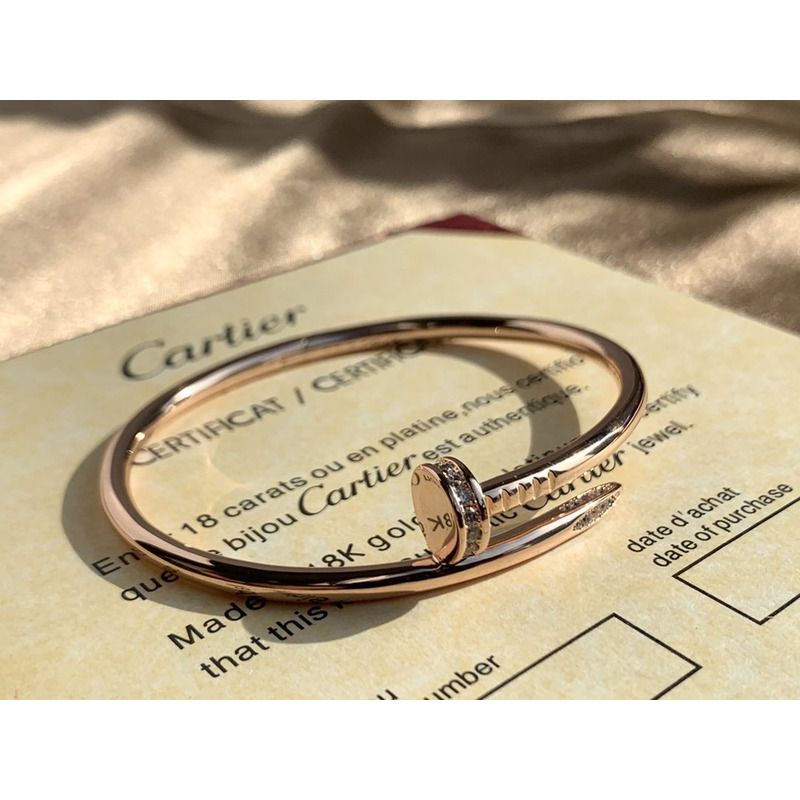 cartier juste un clou Di*m*nd bracelets rose gold