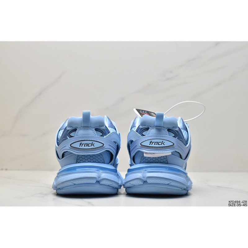 Ba*len*cia*ga triple s clear sole light blue