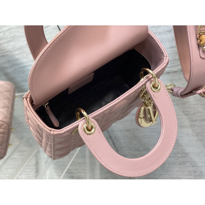 D*or lady D*or pink bag small