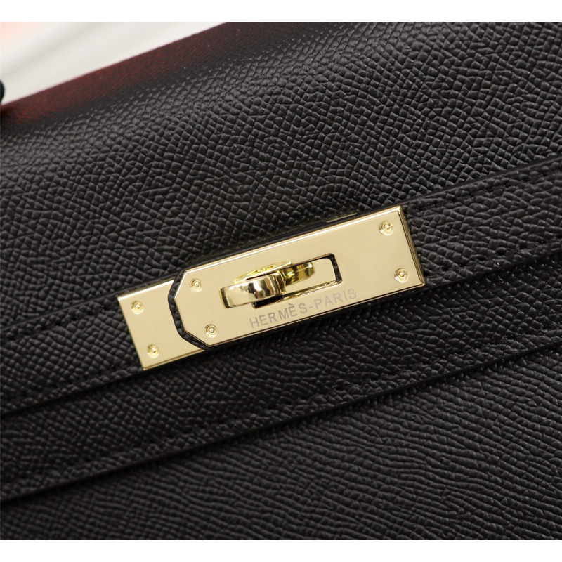 H**mes gold epsom sellier kelly 28 gold hardware black