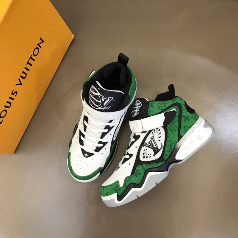l**is V*t*n lv trainer 2 sneaker boot green