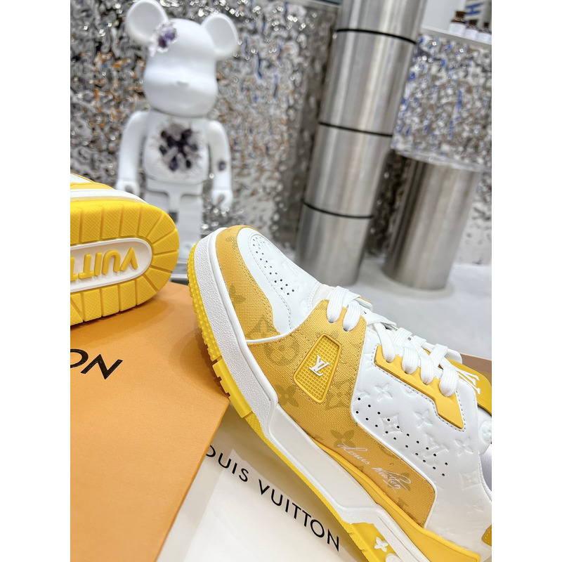 l**is V*t*n lv trainer sneaker yellow