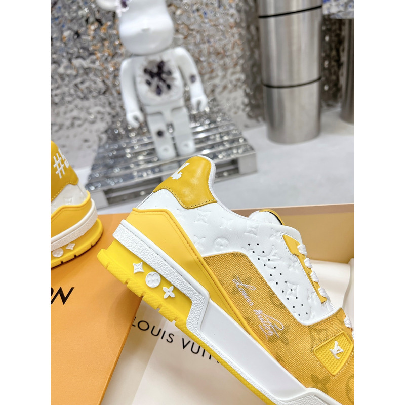 l**is V*t*n lv trainer sneaker yellow