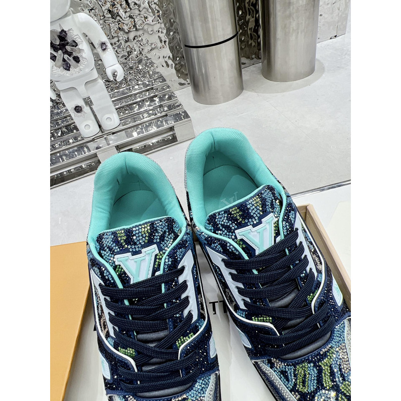 l**is V*t*n lv trainer sneaker lowblack green