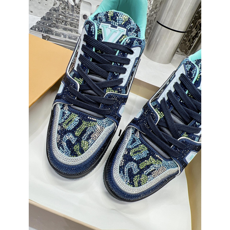 l**is V*t*n lv trainer sneaker lowblack green