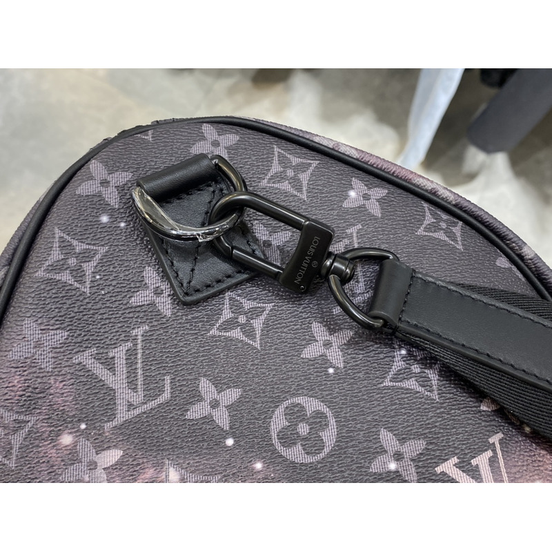 l**is V*t*n keepall bandouliere monogram galaxy 50 black multicolor