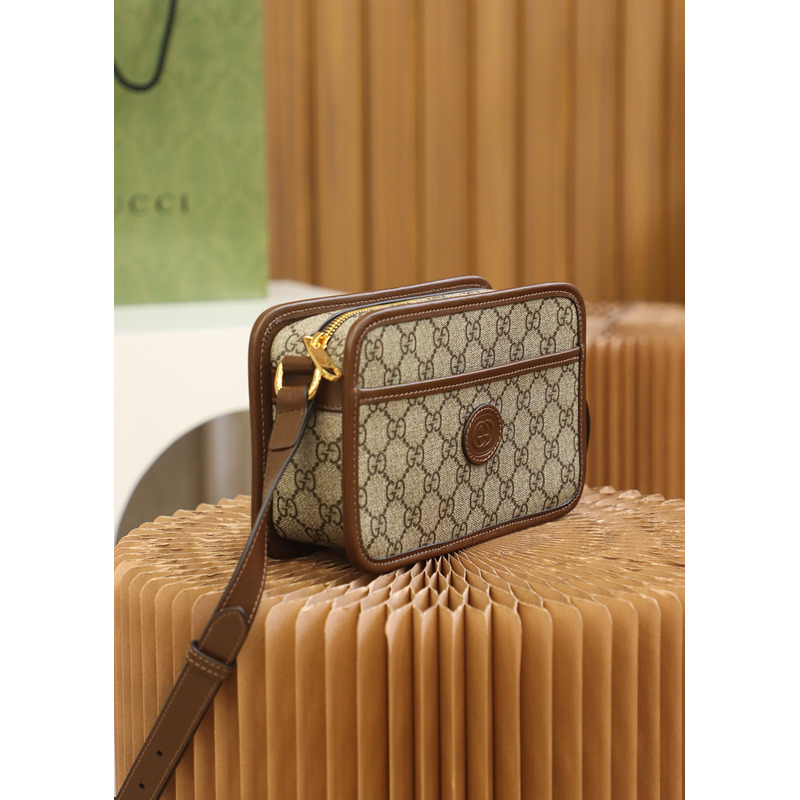 G*u*i mini bag with intercking g
