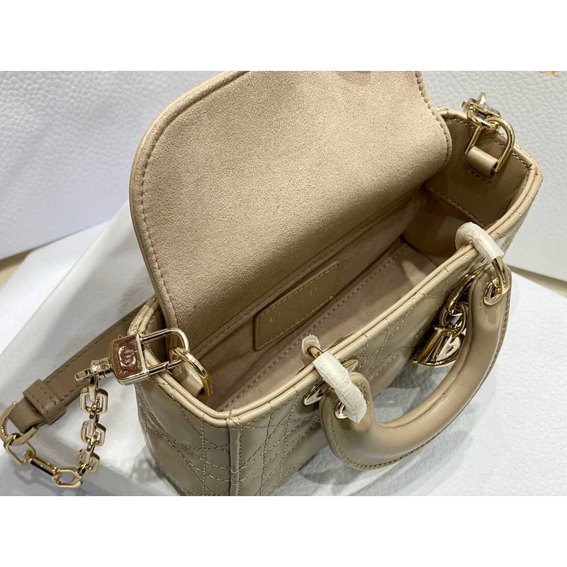 D*or micro lady d-joy bag milk tea color