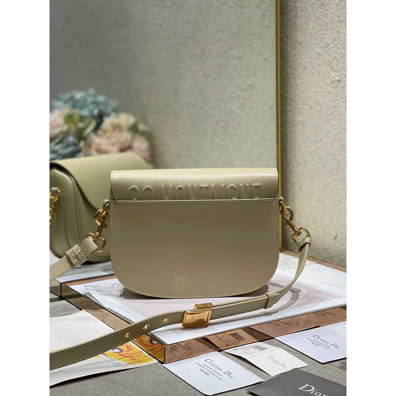 D*or bobby bag medium box calfskin tan