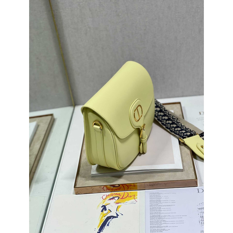 D*or bobby bag large box calfskin lime
