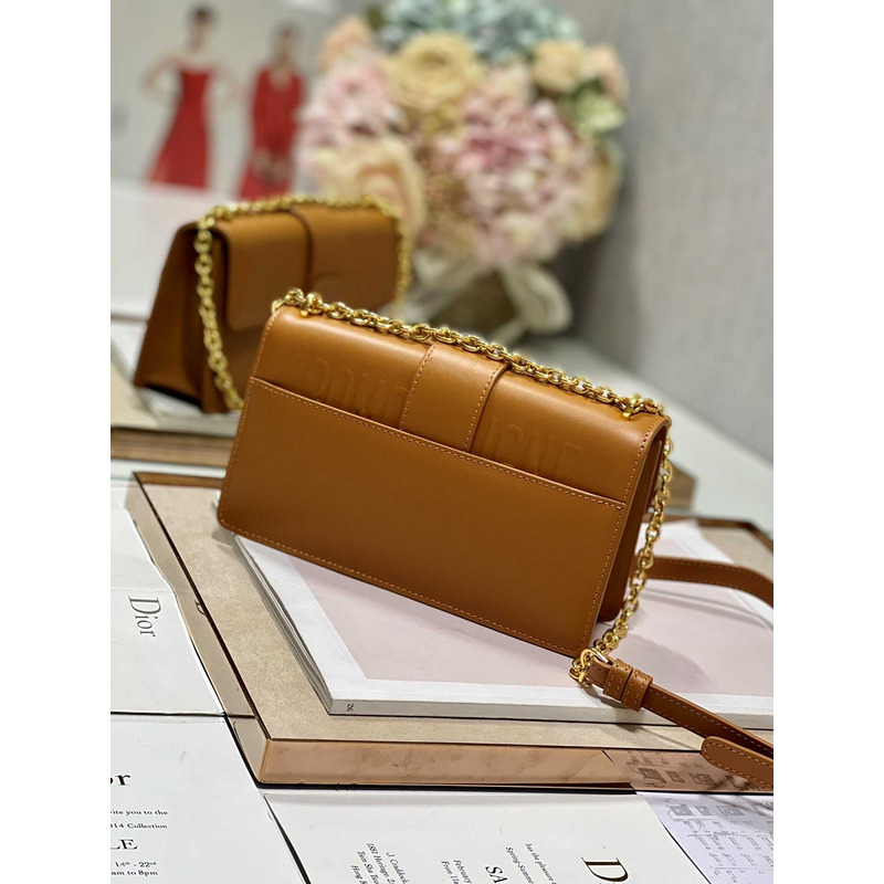 D*or 30 montaigne east-weat chain bag brown