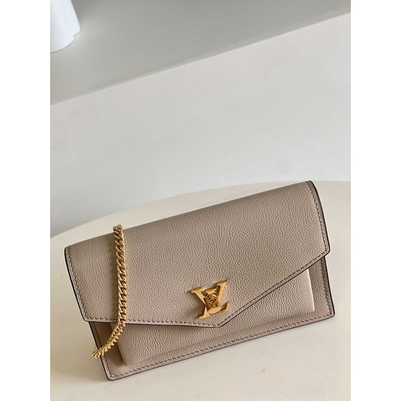 l**is V*t*n  mylockme chain bag taupe