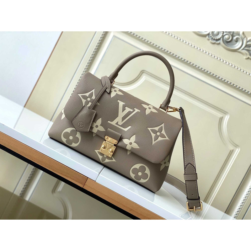 l**is V*t*n madeleine mm bicolor monogram empreinte leather