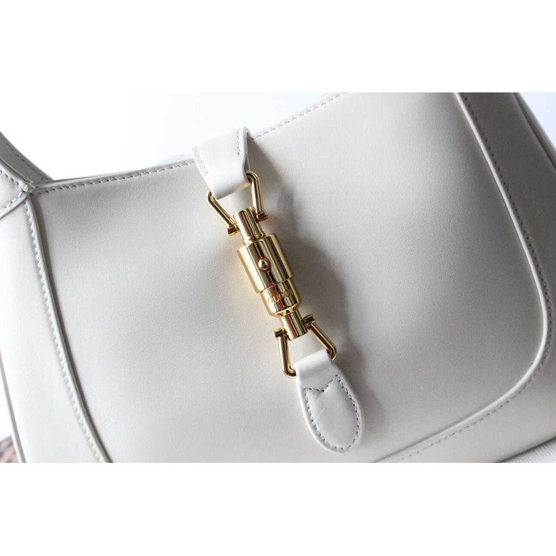 G*u*i jackie 1961 small shoulder bag white leather